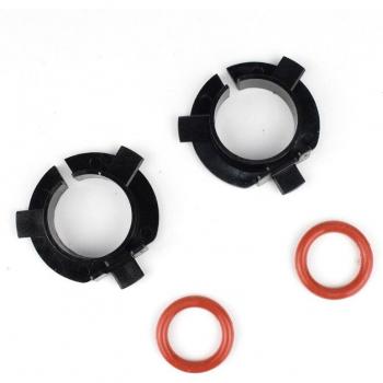 LED Scheinwerferadapter (H7) 2er-Pack – Schwarzer Halter – Kompatibel