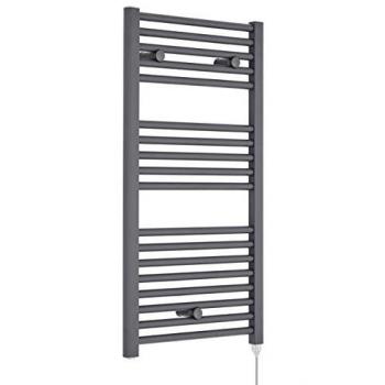 Electric Vertical Towel Rail 500 Watt 18 Rails Anthracite 920mm x 480mm