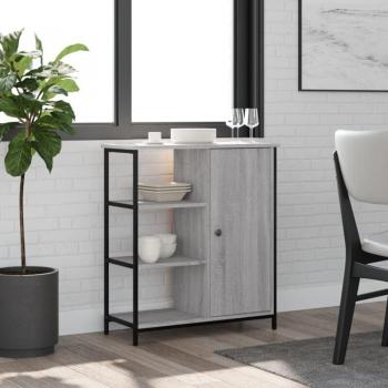 Furniture Limited Buffet Sonoma gris 70x30x80 cm bois d’ingénierie