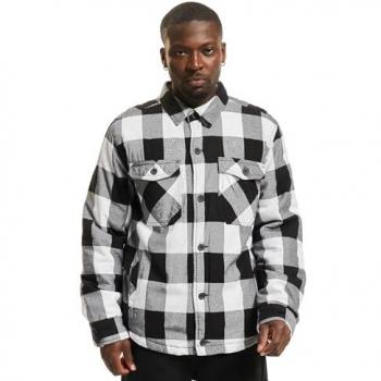 Brandit Giacca Lumberjack Nero Bianco 3XL