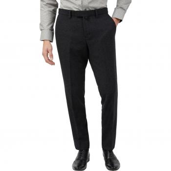 Jeff Banks Charcoal Semi Plain Men's Trousers