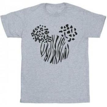 Disney Womens/Ladies Mickey Mouse Animal Boyfriend T-Shirt L White