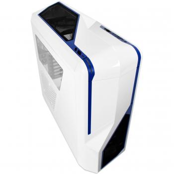 White Phantom 410 with Blue Accent – NZXT