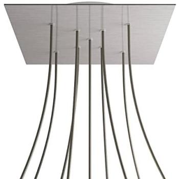 Kroq409xf109 – Kit de Roses Carrées XXL Multicolore Satin Acier 400 mm