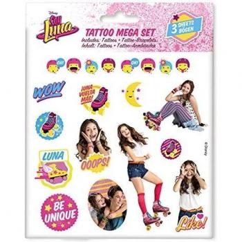 Tattoo-Set Disney Soy Luna – 3 Bögen (Craze 55442)