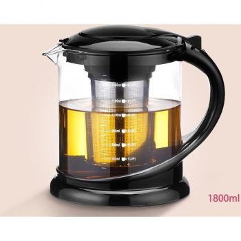 Tetera de café de vidrio grueso