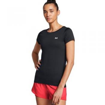 Under Armour HeatGear Damen Fitnessshirt Schwarz Größe M