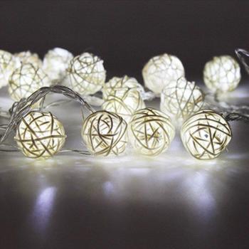 Guirlande lumineuse rotin 3M pour Noël