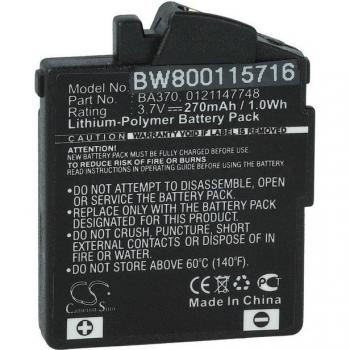 Pacchetto Batterie Li‑Poly 3,7 V – 270 mAh per Auricolari e Cuffie Wireless Sennheiser (PX‑210, MM‑400, 450/550 Travel, Px 360)