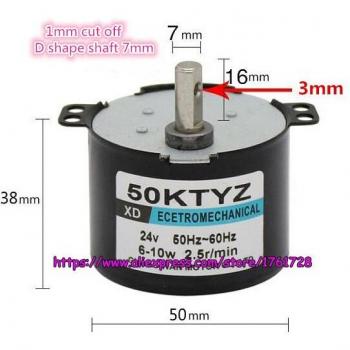 Mikro AC Motor 50KTYZ 50*38mm 24V