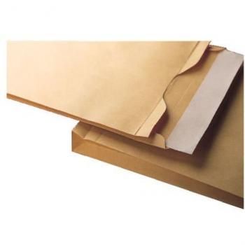 Sacs Soufflets 3 Compartiments 90 mm en Kraft