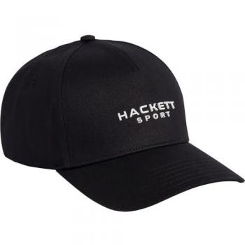 Hackett Black Sport Cap for Men