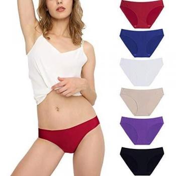 Mutande slip invisibili, 6 in vari colori, senza cuciture