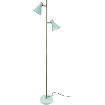 Lampada Sleep Dyberg Larsen, verde menta, 165 cm, struttura in acciaio
