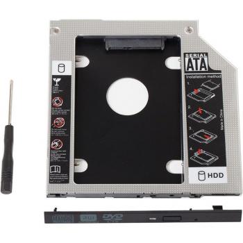 Boîtier de disque dur SSD 12,7 mm pour Dell 14R 17R N4110 N4020 N4030 N7110 N7010 N5110