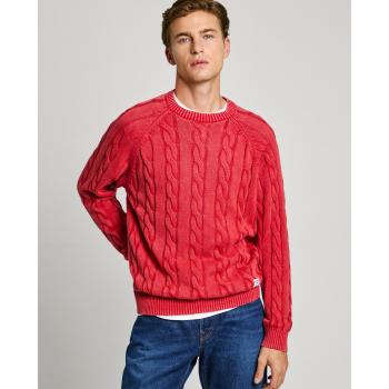 Pepe Jeans Jersey Sustentable en Color Granate