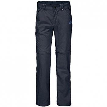 Jack Wolfskin Pantalon Zip-Off Safari Bleu Nuit – Taille 140 cm Unisexe