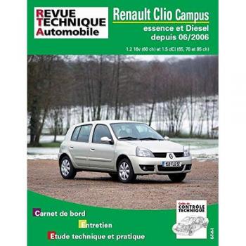 Revue technique automobile b726.5 Clio II campus
