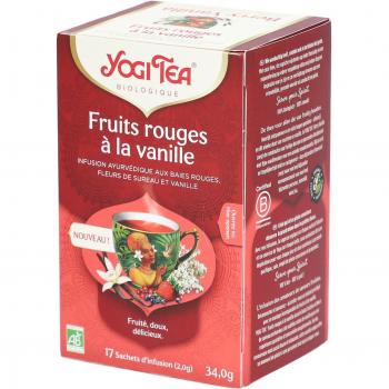 Yogi Tea Fruits Rouges et Vanille en Sachets (17)