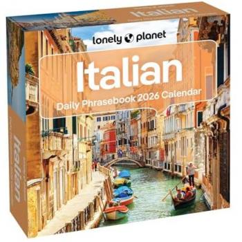 Lonely Planet, Italian Daily Phrasebook Desk Calendar 2026