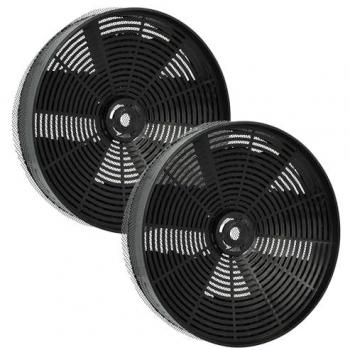 Zanker Air Cleaner Filter Bundle – 2x Activated Carbon, Mesh Guard Included (VHBW)