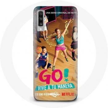 Coque pour Samsung Galaxy A70 Vis Tes Rêves Lupe Mia et Álvaro Go! Poursuis Tes Rêves