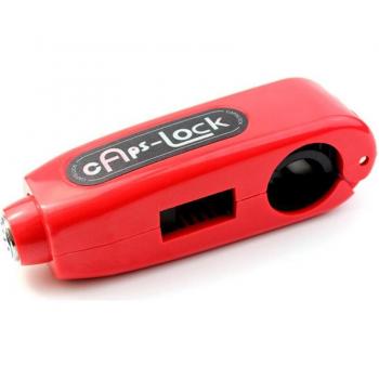 Cerradura antirrobo manillar 27-38mm con llaves y grip de microfibra