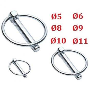 Goupille de sécurité 11mm x 45mm pour équipements de levage
