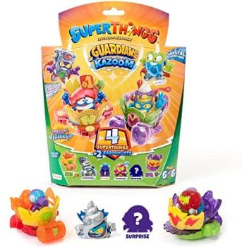 SUPERTHINGS Guardianes de Kazoom – Pack 4 SuperThings Versión 6/6 Verde