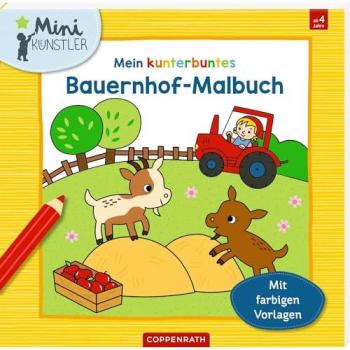 COPPENRATH 64754 Mein kunterbuntes Bauernhof-Malbuch (Mini-Künstler)