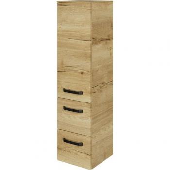 Saphir Badmöbel Midischrank, 1 Tür, 2 Schubladen