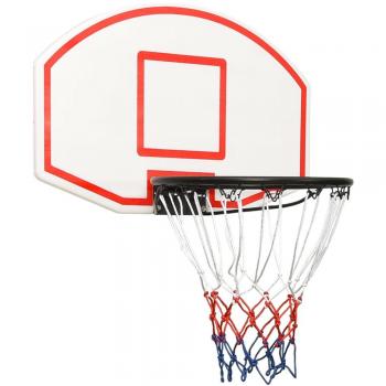 Panneau mural de basket blanc 71x45 cm, polyéthylène résistant – VidaXL