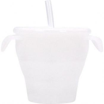 Boîte silicone bébé – Rangement alimentaire portable, couleur unie, tasse à collation sans BPA