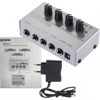 Muslady MX400 Mezclador de Bajo Ruido