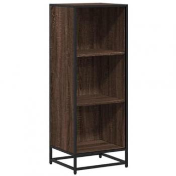 Elegant Engineered Wood Book Cabinet 40x35x107.5 cm Brown Oak