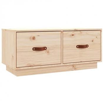 Mobile TV “VitaXL” 80×34×35 cm – Massello di Pino