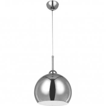 Premier Chrome & White Pendant Light