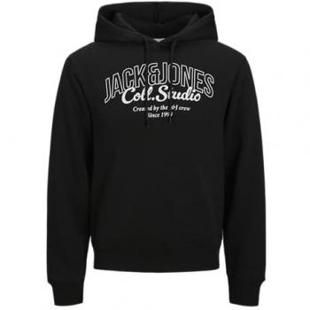 Jack & Jones Makoto 6XL Men’s Black Hoodie, Oversized Print
