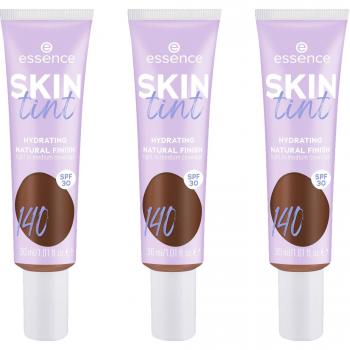 Essence Foundation »SKIN tint«, 3er Pack, vegan und tierversuchsfrei