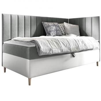 Lit Continental Baltimore 164 en Tissu Soft 017