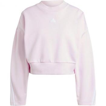 Sudadera adidas Future Icons 3-Striped rosa claro mujer