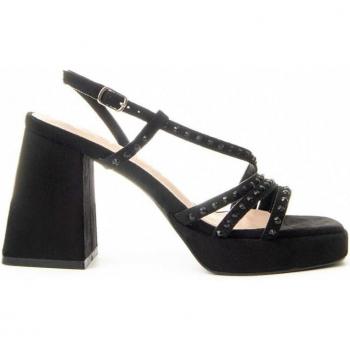 Calzado de mujer Montevita con tacón Festsand2, color negro, modelo 88514