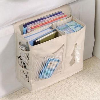 Bedside Caddy for Magazines and Remotes