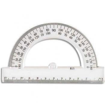 Rapporteur 180 Â° en plastique