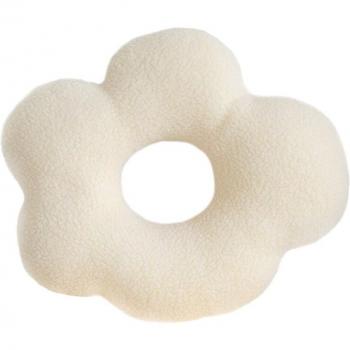 Korean Style Soft Berber Fleece Cushion Pillow with Cute Flower Design for Back Support