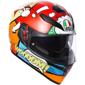 AGV Motorcycle Helmet K-3 SV E2205 Multicolor Balloon, Pinlock Visor, Size XS