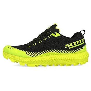 Scott Supertrac Ultra RC Trail Running Shoes, UK 9, Black/Yellow