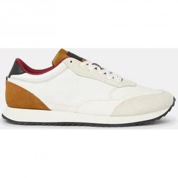Tommy Hilfiger Herren Sneakers mit Monogramm, weiß