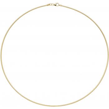 Halskette 925 Sterling Silber gold vergoldet 1,5 mm 50 cm