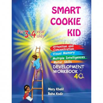 Smart Cookie Kid For 3-4 Year Olds Attention and Concentration Visual Memory Multiple Intelligences Motor Skills Book 4A